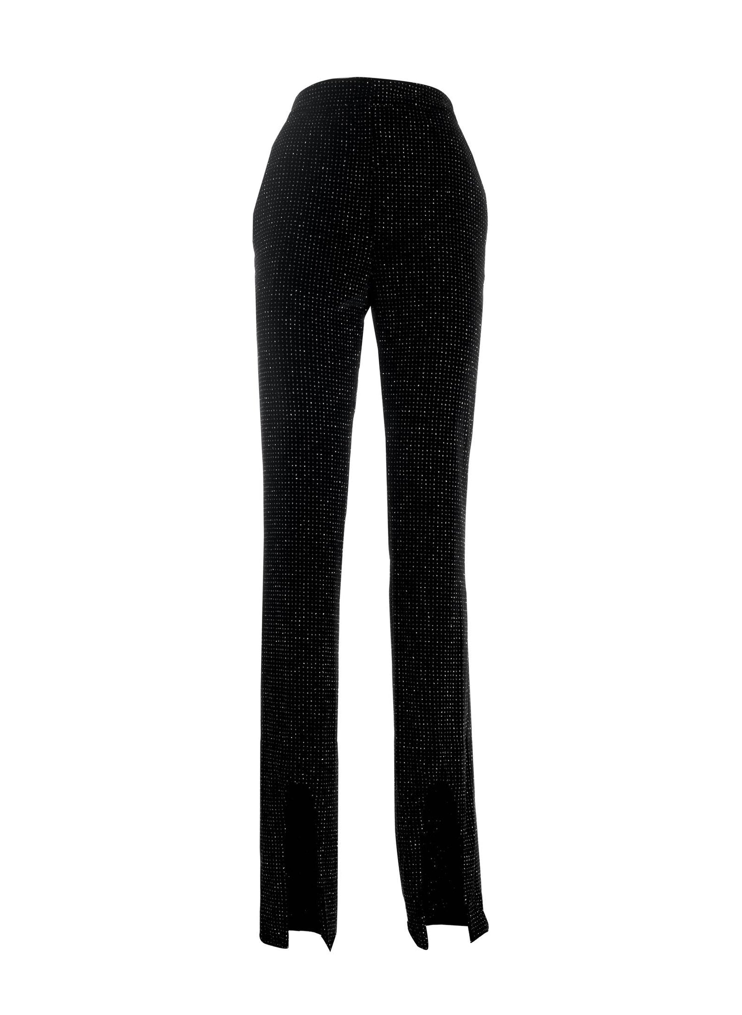 Black Sparckle Velvet Pants